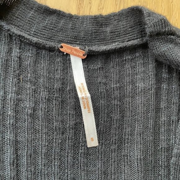 Free People Date Night Black Cardigan Size Small - Picture 6 of 6